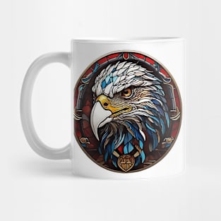 Stained Glass Eagle Mug